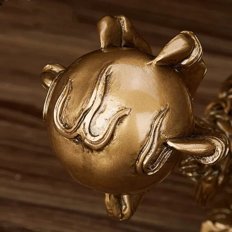 Lucky Dragon Resin Statue