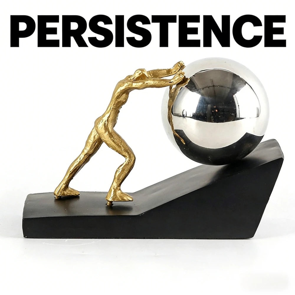 Persistence & Success Motivational Sculpture