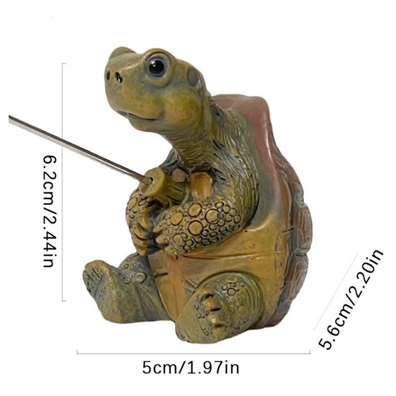 Creative Turtle Fishing Statue
