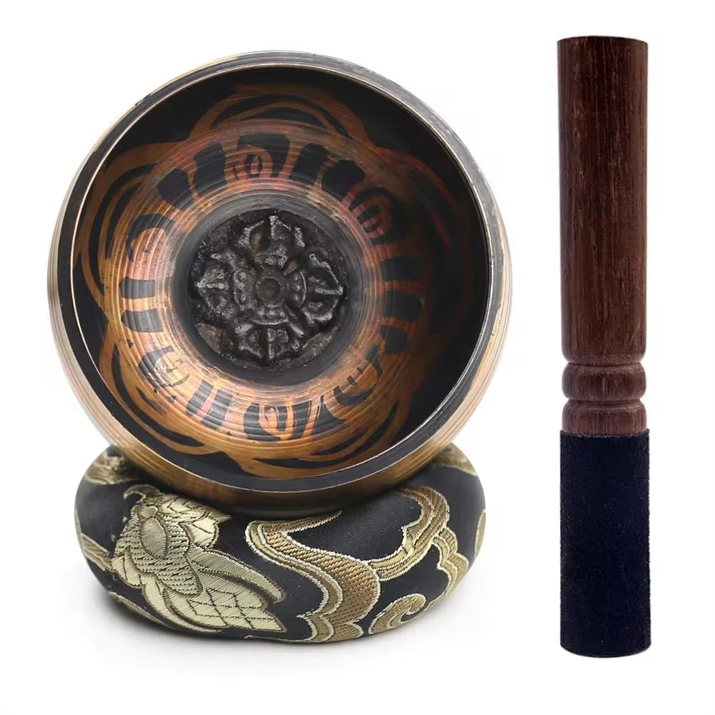 Tibetan Singing Bowl Set for Meditation and Sound Healing