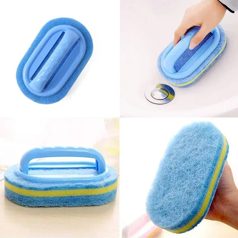 3pcs Handle Cleaning Sponge Set