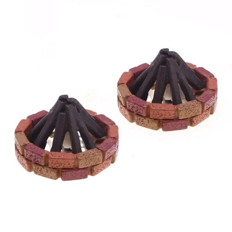 Handmade Mini LED Campfire Ornament