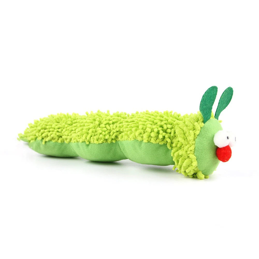 Catnip Caterpillar Toy – Plush Chew & Kick Toy for Kittens