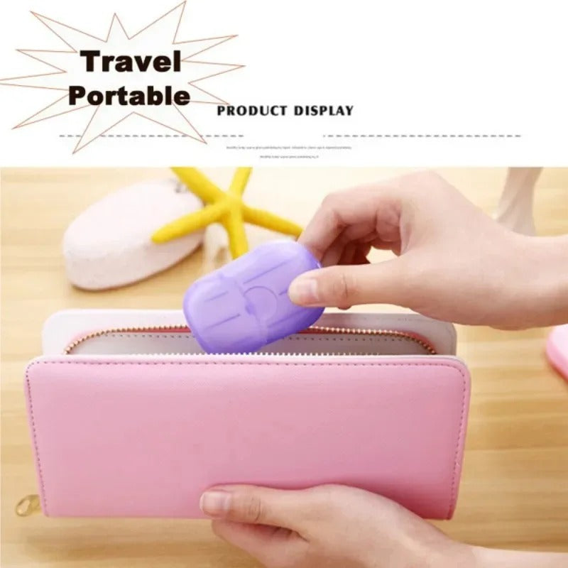 5 Boxes Portable Soap Paper Sheets (100pcs)