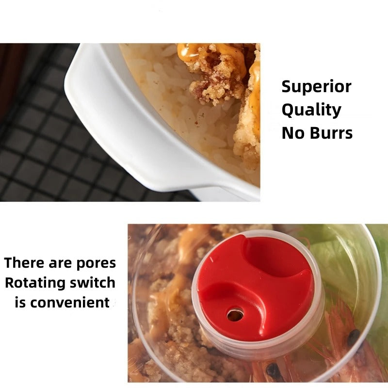 Microwave-Safe Plastic Bowl Set with Lids – 3pcs