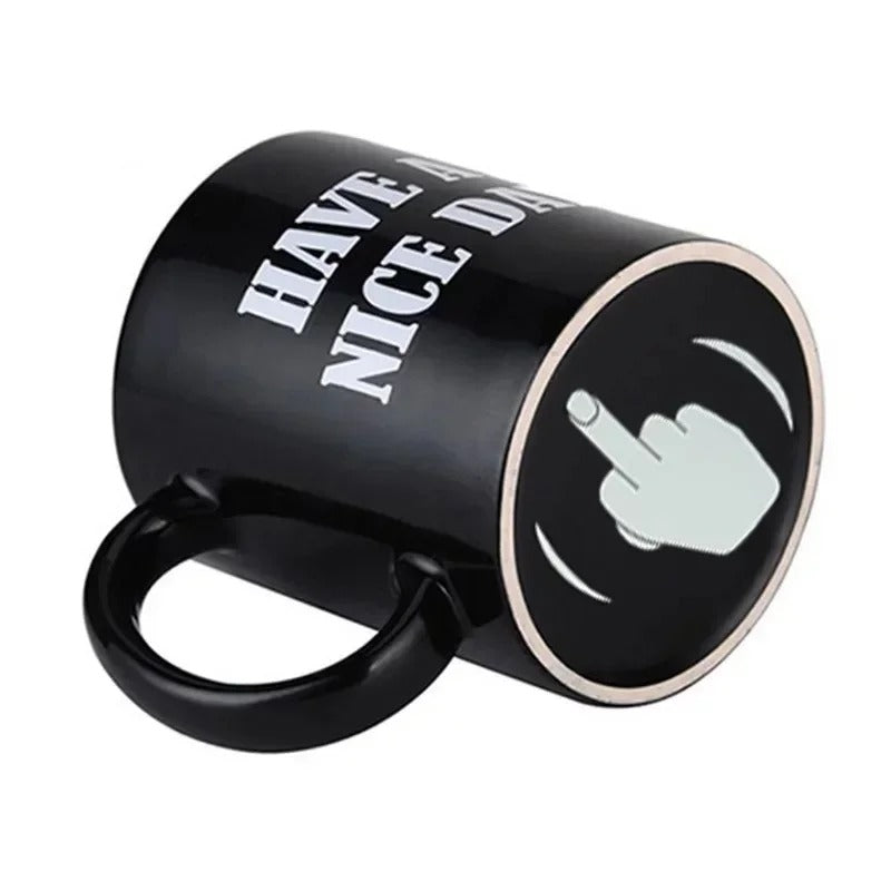 Lustige Mittelfinger-Tasse – Kreative Keramik-Kaffeetasse als Geschenk