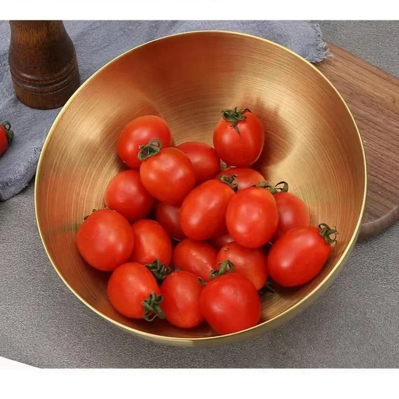 Golden Stainless Steel Bowl