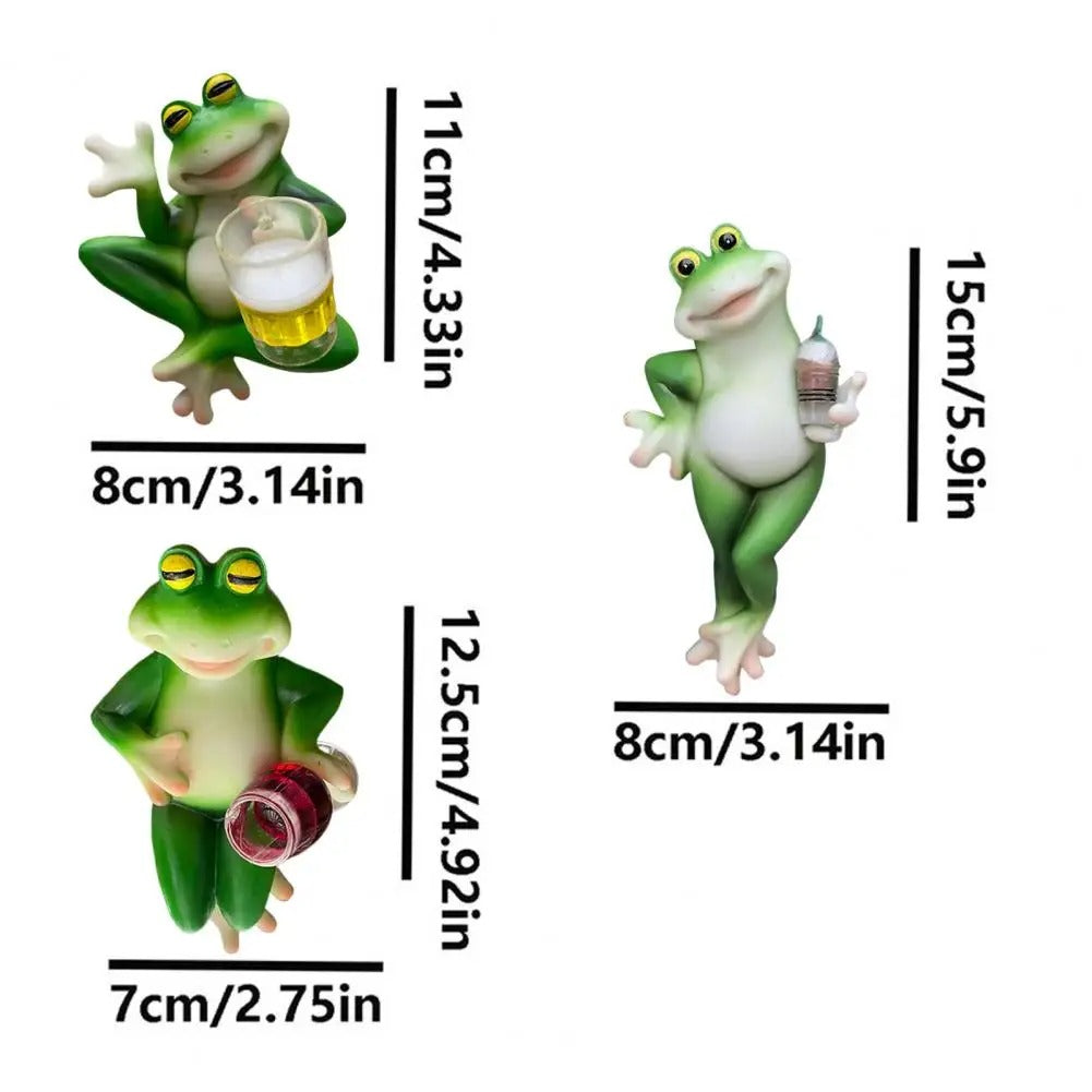 Tipsy Frogs Pot Hanger Set (3pcs)