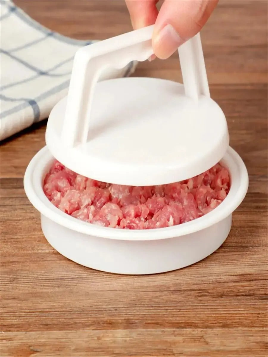 Plastic Burger Press Patty Maker – Multi-Purpose Hamburger Meatloaf Mold