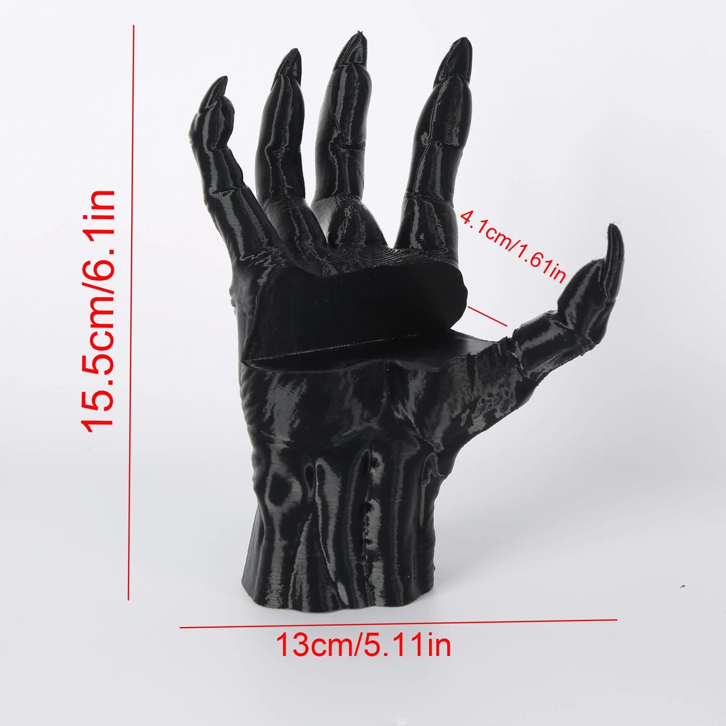 Gothic Skeleton Hand Book Holder