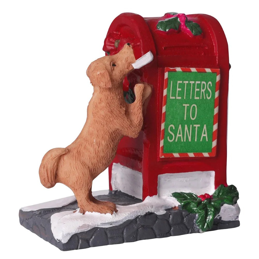 Dog Letters to Santa Ornament – Festive Resin Christmas Decoration