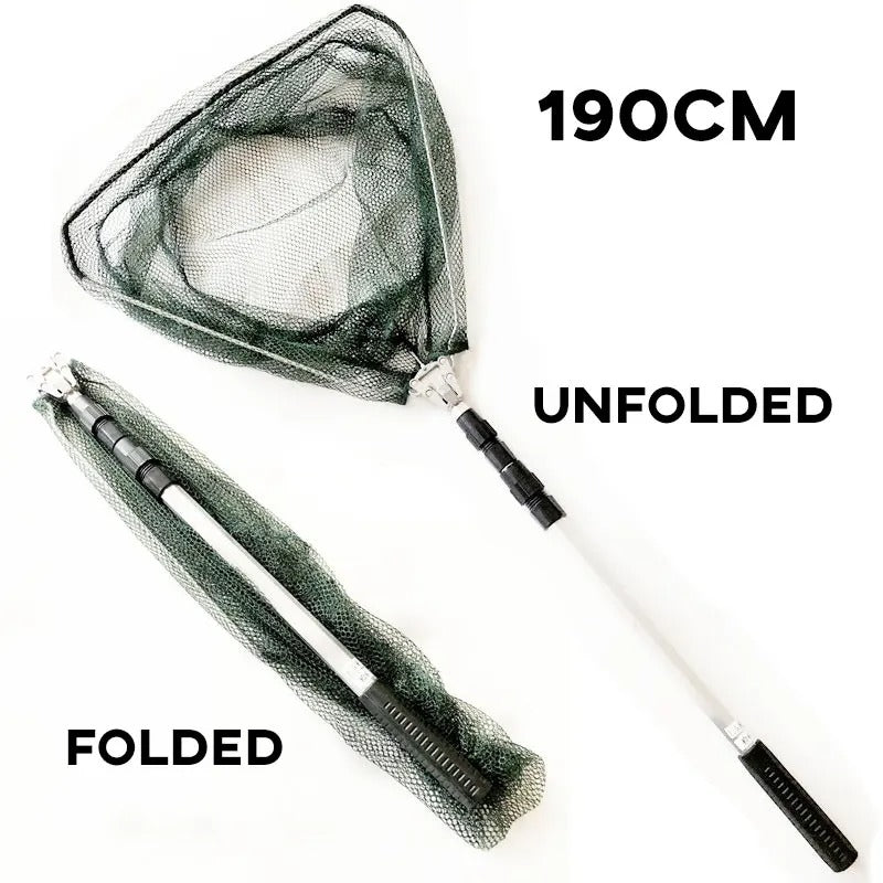 Retractable Telescopic Fishing Net – 190cm