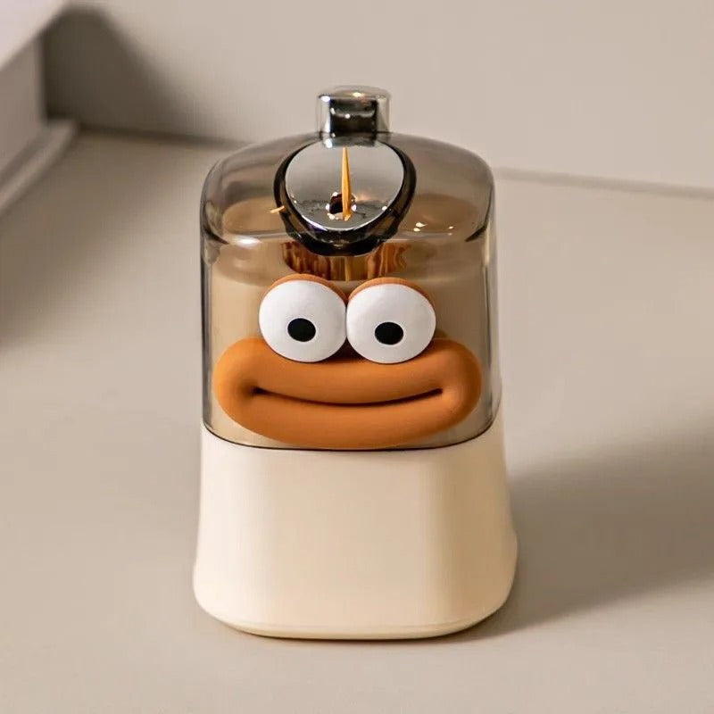 2 Pcs Funny Face Pop-Up Toothpick Holders
