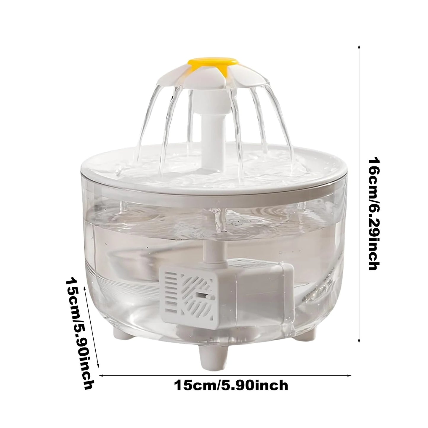 USB Cat Water Fountain – Quiet Automatic Pet Drinking Dispenser