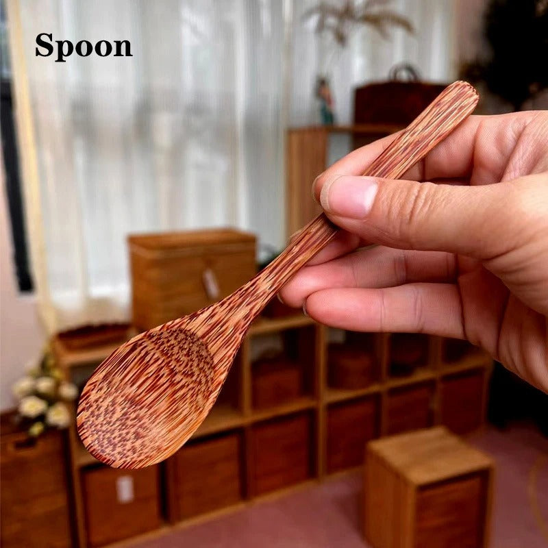 Natural Coconut Bowl with Spoon