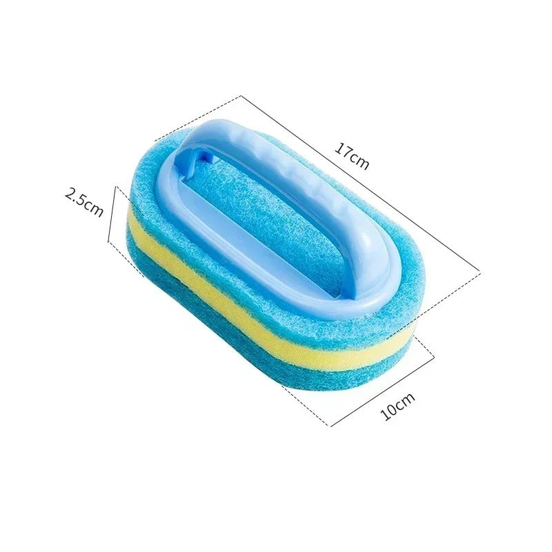 3pcs Handle Cleaning Sponge Set