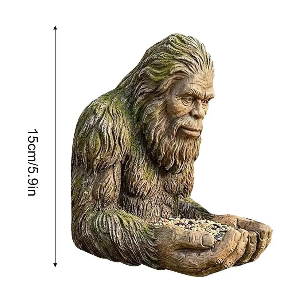 Bigfoot Bird Feeder Statue