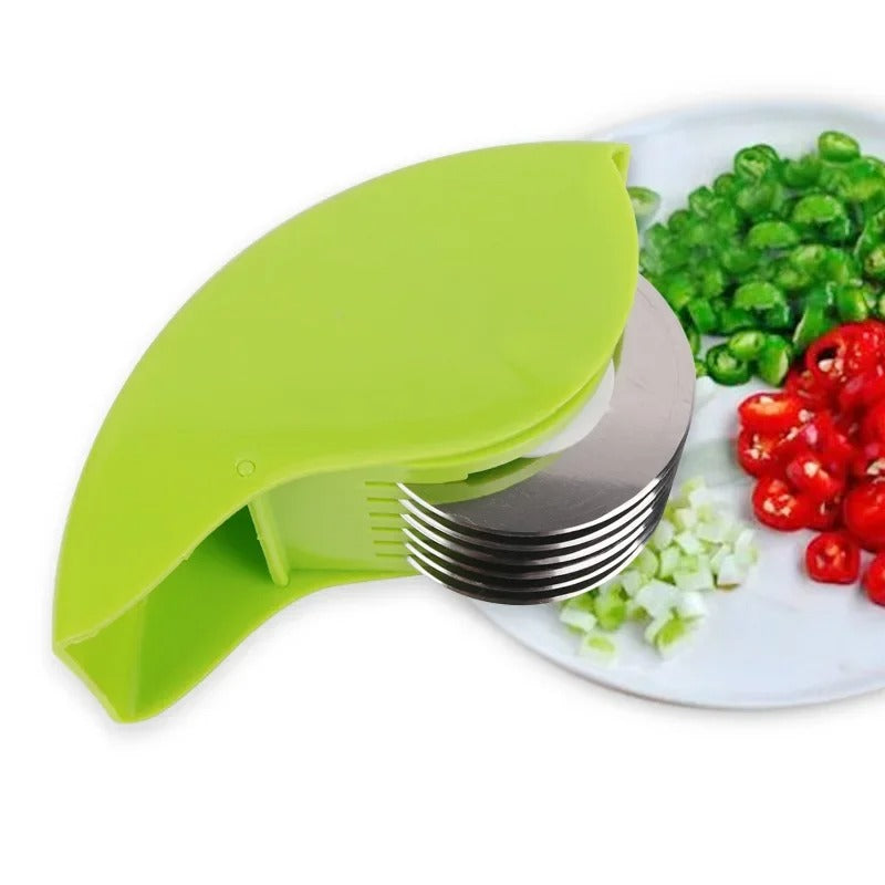 Stainless Steel Herb & Vegetable Rolling Cutter