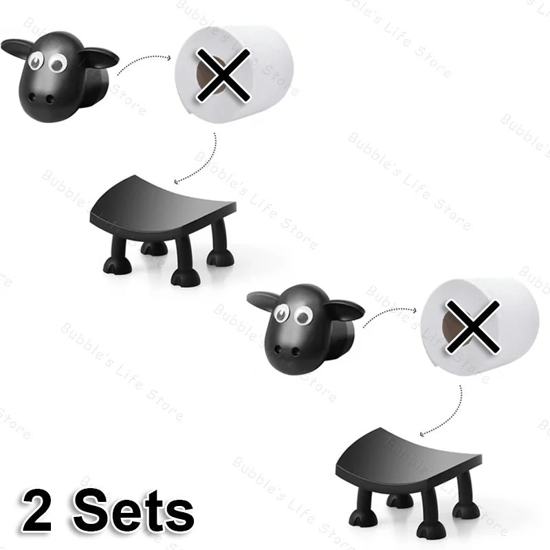 Cute Sheep Shape Toilet Paper Holder