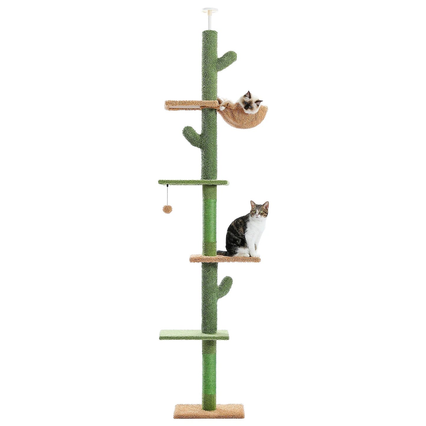 Floor-to-Ceiling Cactus Cat Tree