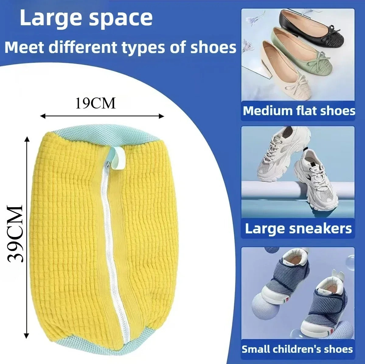 Shoe Washing Machine Bags - 2 pcs