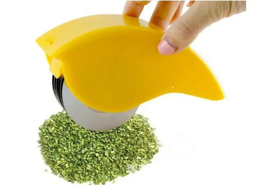 Stainless Steel Herb & Vegetable Rolling Cutter