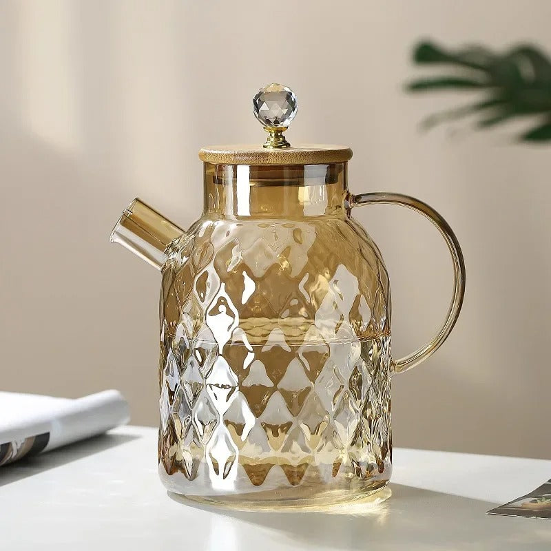 Glass Teapot with Handle & Tea Infuser – 1.8L