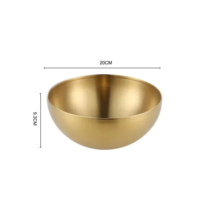 Golden Stainless Steel Bowl