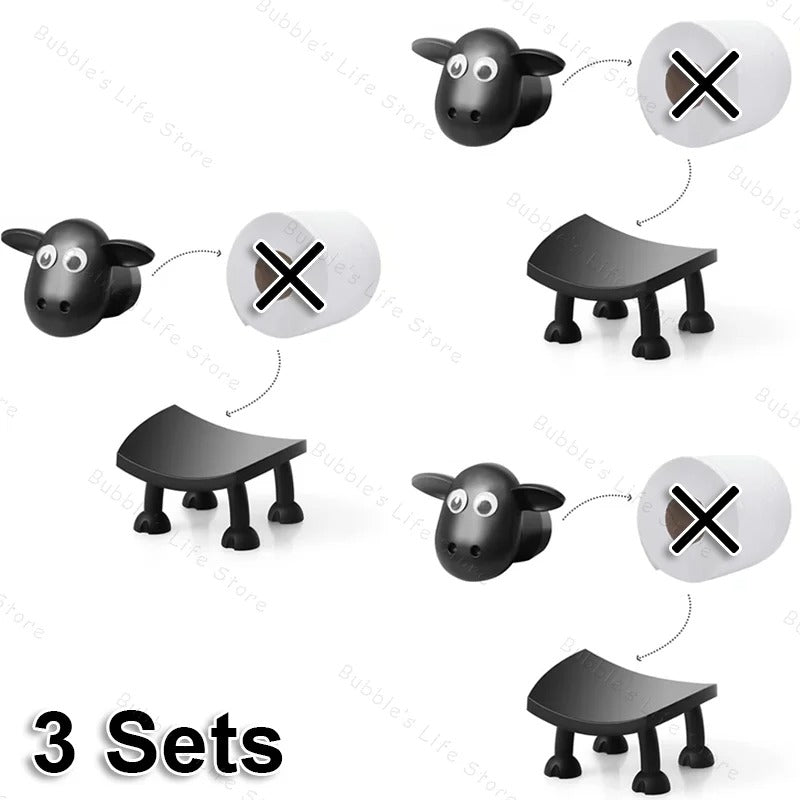 Cute Sheep Shape Toilet Paper Holder