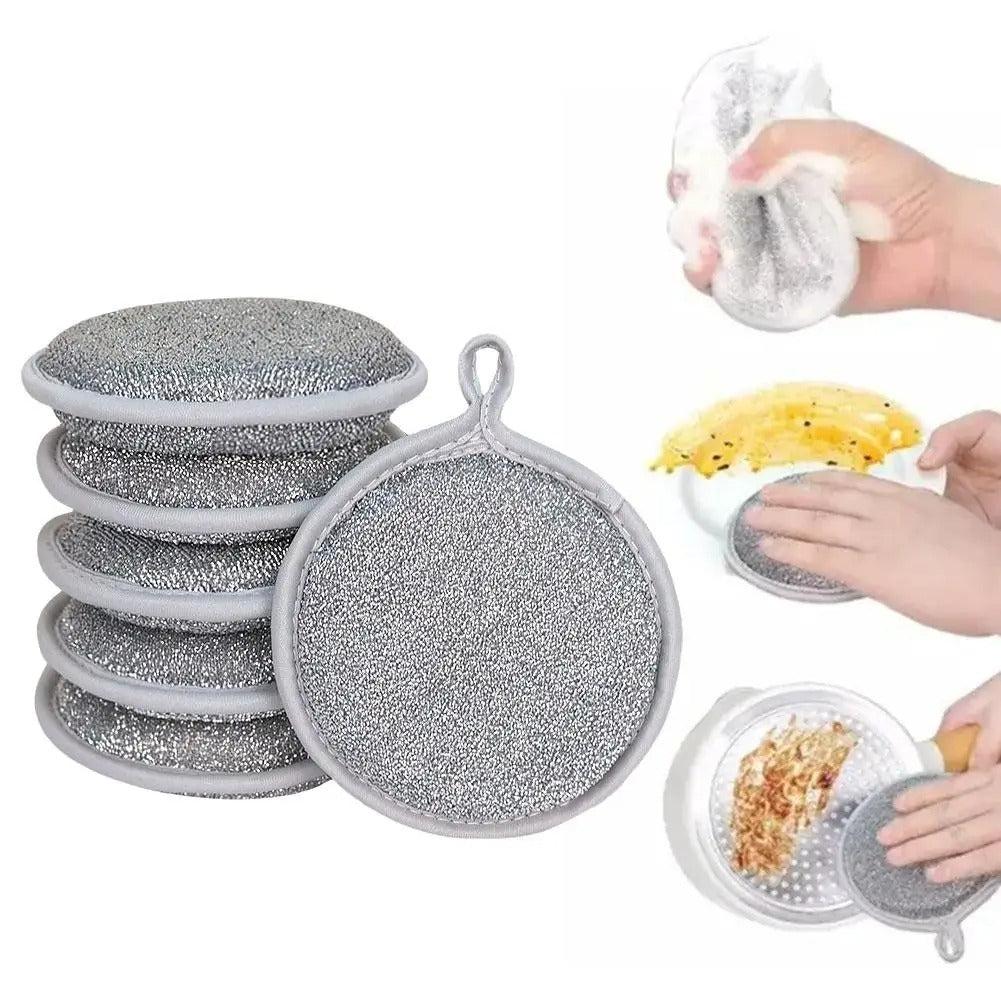 Double Sided Dishwashing Sponge (5pcs)