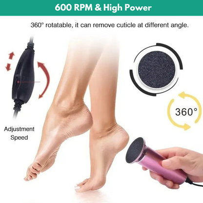 Kumberd™ HeelSoft – Rechargeable Pedicure Sander Kit