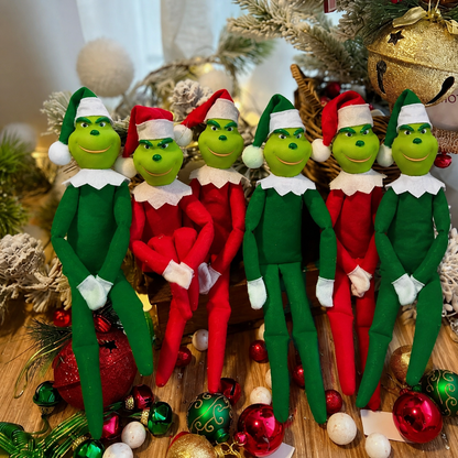 Mischievous Christmas Elf Ornament