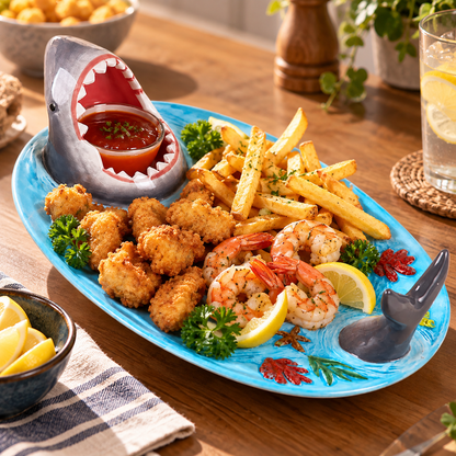 Shark Attack Serving Tray