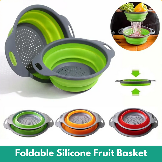 Foldable Drain Fruit Basket