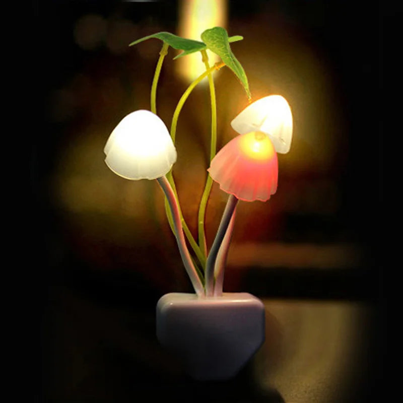 Colorful Mushroom Night Light