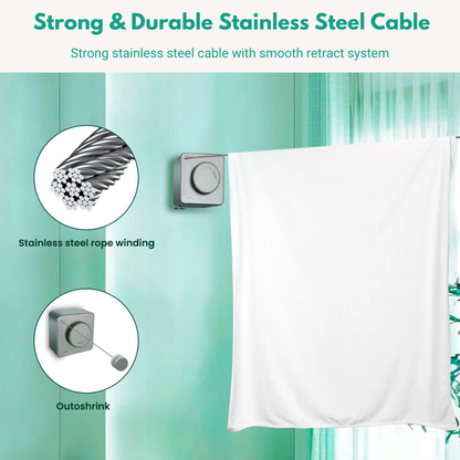 Kumberd™ Retractable Clothesline