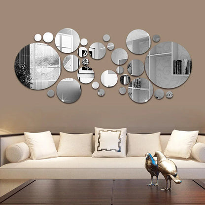 Circle Mirror Wall Set
