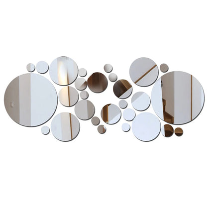 Circle Mirror Wall Set