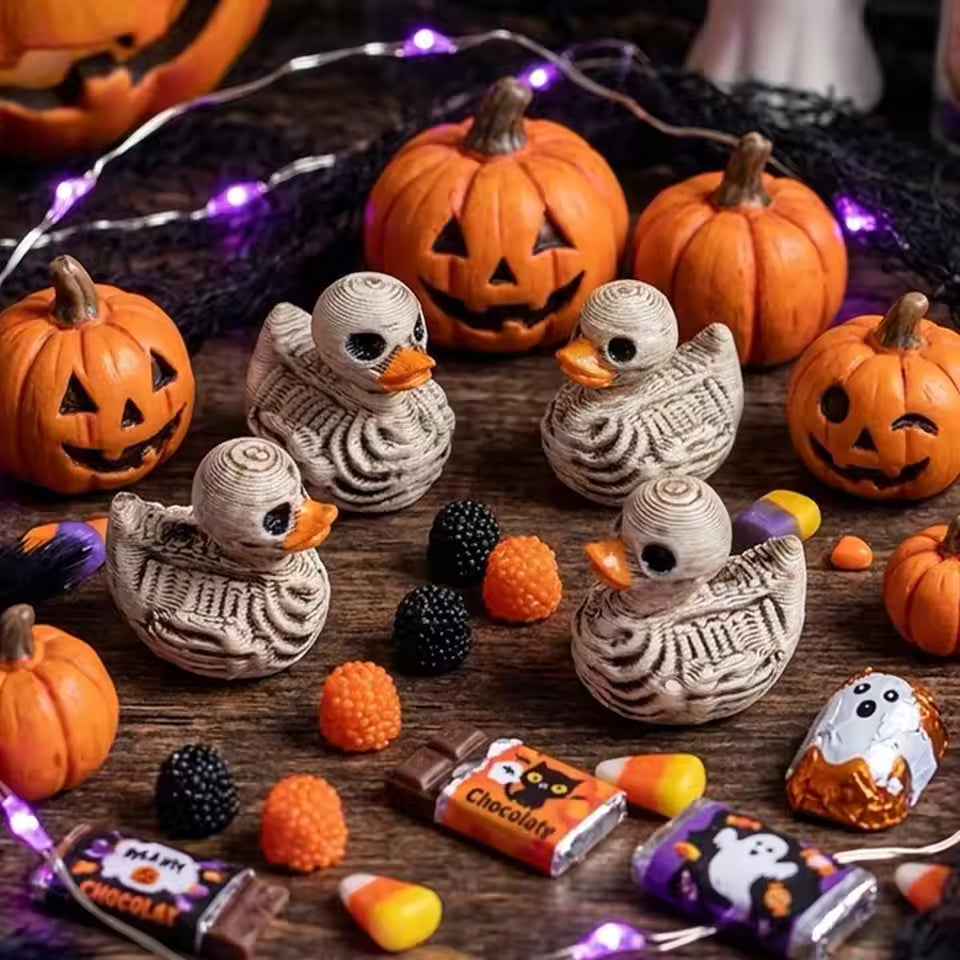 Mini Skeleton Duck Set (20 Pieces)