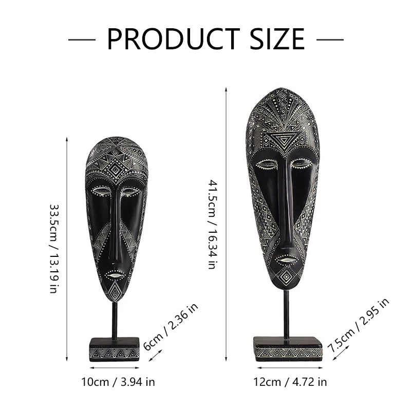African Mask Sculpture