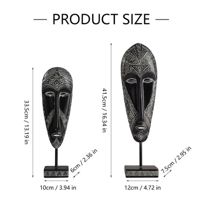 African Mask Sculpture