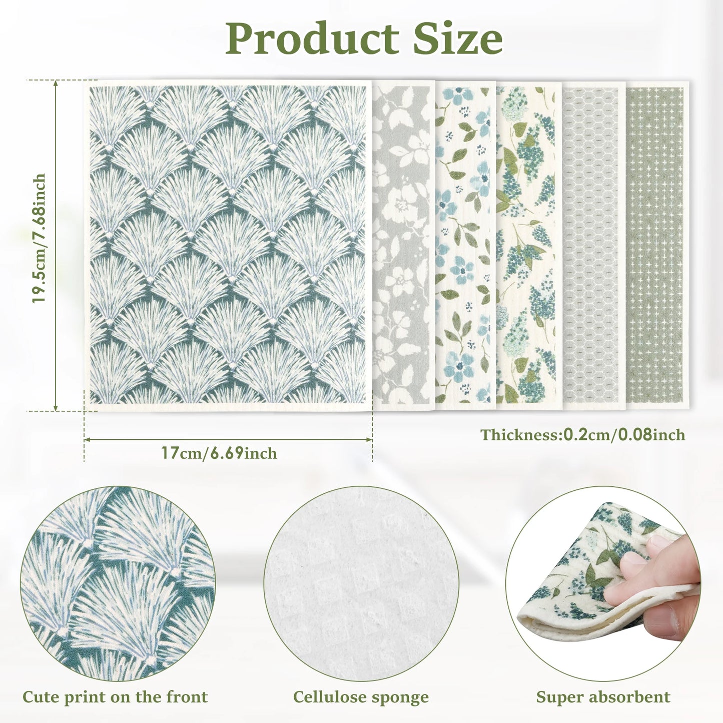 Kumberd™ SwiftWipe Cloths - 6pcs