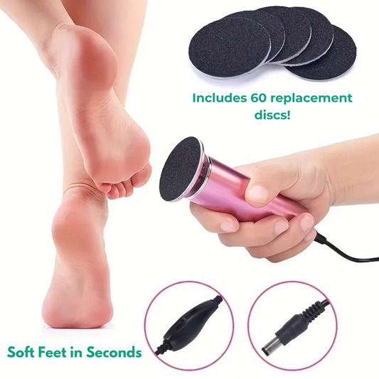 Kumberd™ HeelSoft – Rechargeable Pedicure Sander Kit