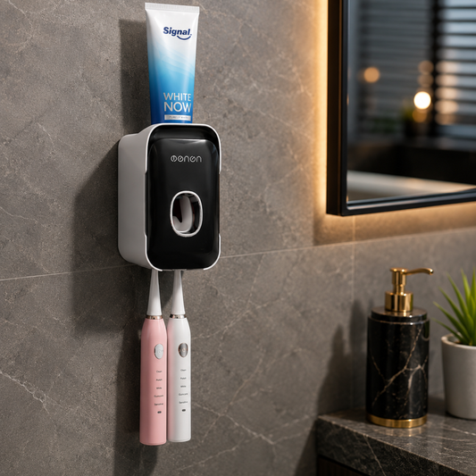 Wall-Mounted Toothpaste Dispenser