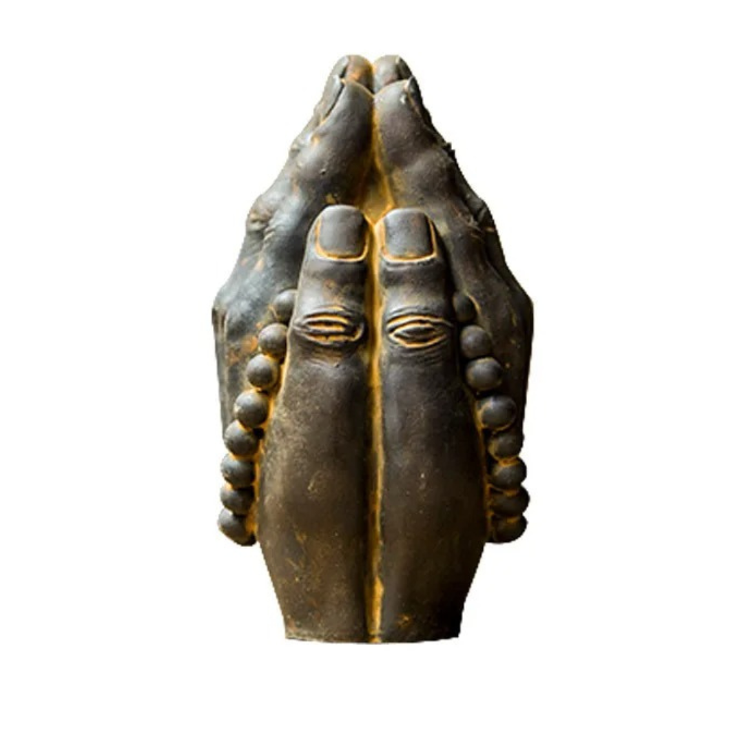Buddhist Prayer Hands Sculpture
