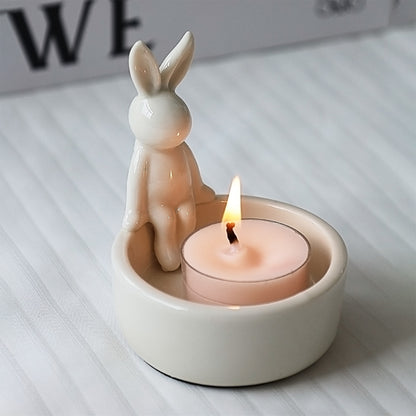 Bunny Ceramic Candle Holder