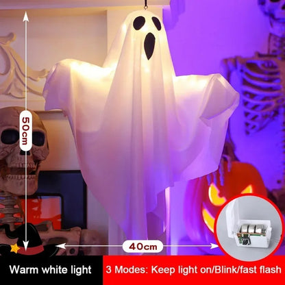 Spooky LED Ghost Lantern for Home & Yard Decor