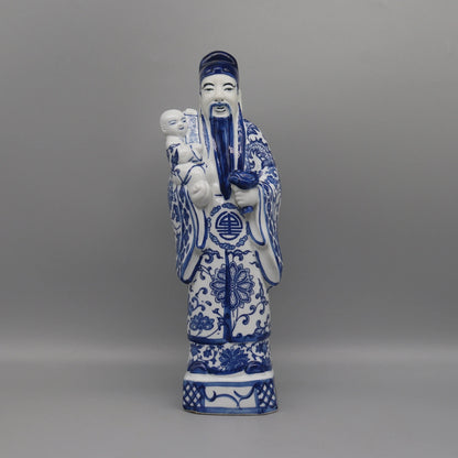 3-Piece Fortune, Prosperity & Longevity Figurine Set