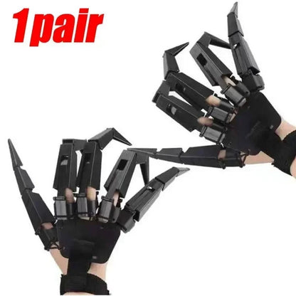 Halloween Skeleton Finger Extensions Both Hands