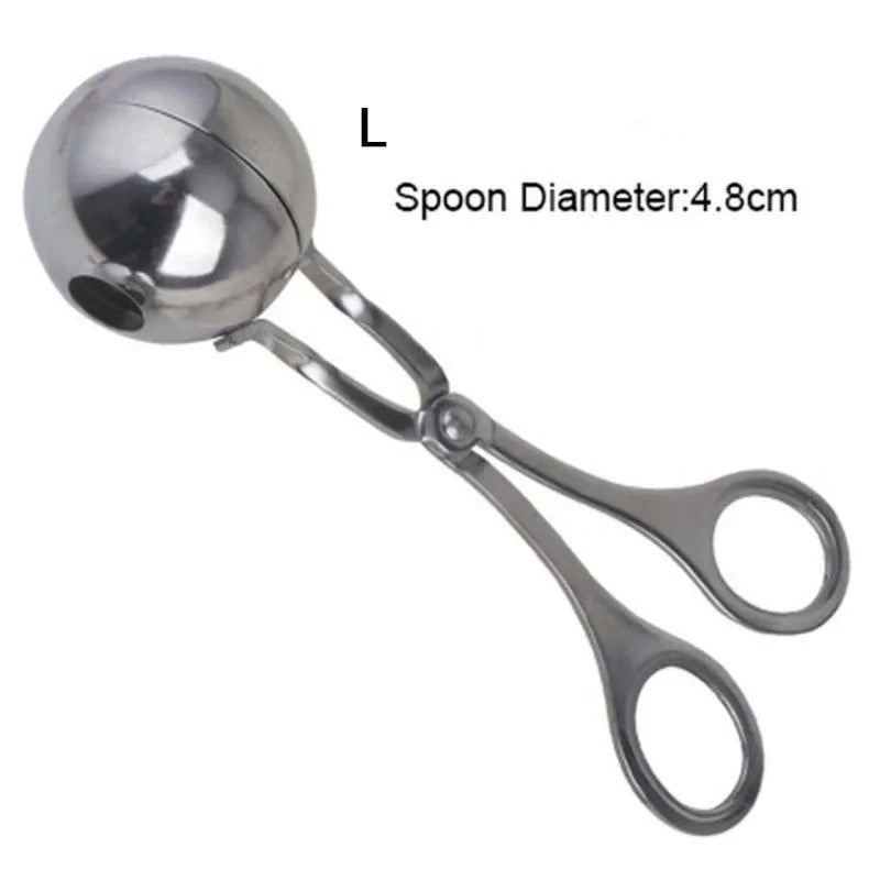 Stainless Steel Meatball Maker Tool – Easy Round Ball Shaper